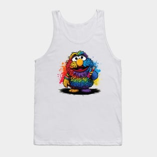 Funny Colorful Muppet Tank Top